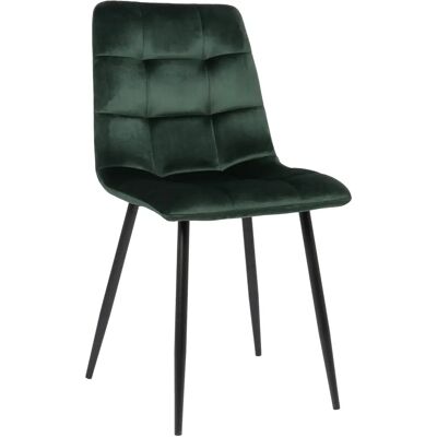 CLP Clark silla de terciopelo verde - Silla de comedor CLP Clark silla de terciopelo verde - Silla de comedor