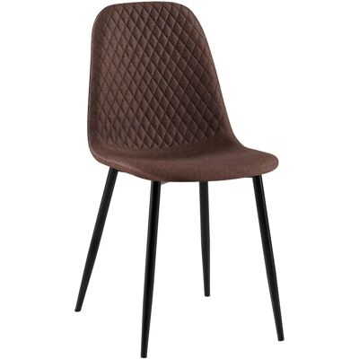 Sconto - Silla Giverny Marrón - Silla de comedor Sconto - Silla Giverny Marrón - Silla de comedor