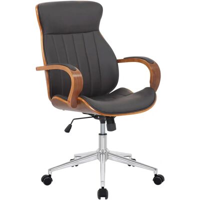 Chaise de Bureau Melilla - Hauteur Réglable, Cuir Synthétique - Publicité Chaise de Bureau Melilla - Hauteur Réglable, Cuir Synthétique - Publicité