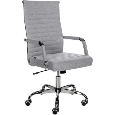 Chaise de bureau ergonomique CLP - Gris - Publicité Chaise de bureau ergonomique CLP - Gris - Publicité