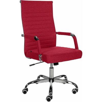 Silla de Oficina Ergonómica CLP - Rojo - 63x51x98 cm Silla de Oficina Ergonómica CLP - Rojo - 63x51x98 cm