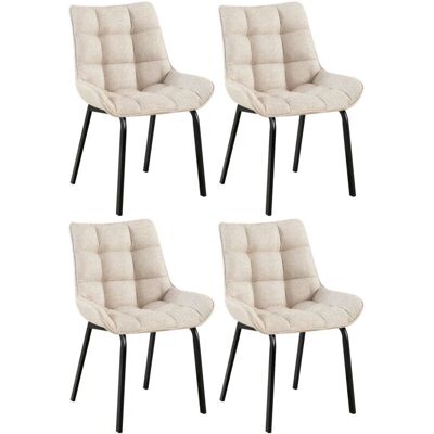 CLP Set di 4 Sedie da Pranzo Saranda - Design Moderno CLP Set di 4 Sedie da Pranzo Saranda - Design Moderno