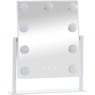 Specchio Trucco Pricenet Majuro - Illuminazione LED, Controllo Touch, Memoria, Design elegante Specchio Trucco Pricenet Majuro - Illuminazione LED, Controllo Touch, Memoria, Design elegante