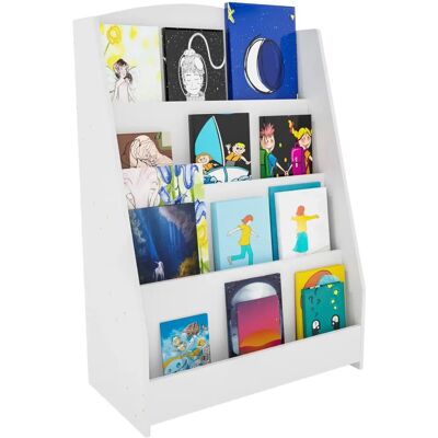 Libreria Melfa CLP - 4 Ripiani - Bianco - Adatta ai bambini Libreria Melfa CLP - 4 Ripiani - Bianco - Adatta ai bambini