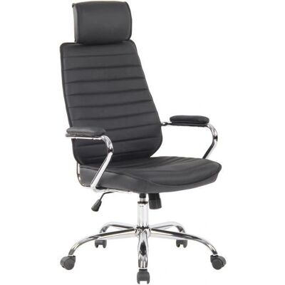 Homestoreking Chaise de Bureau Rako en Cuir - Ergonomique, Réglable en Hauteur - Publicité Homestoreking Chaise de Bureau Rako en Cuir - Ergonomique, Réglable en Hauteur - Publicité