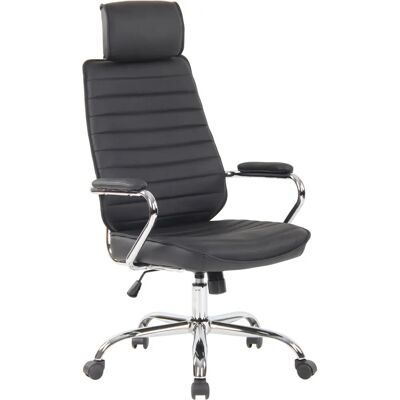 Homestoreking Chaise de Bureau Rako en Cuir - Ergonomique, Réglable en Hauteur - Publicité Homestoreking Chaise de Bureau Rako en Cuir - Ergonomique, Réglable en Hauteur - Publicité