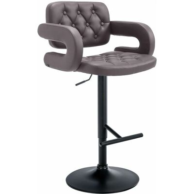 Homestoreking Dublin Chaise de Bar Marron/Noir Réglable - Bar Stool Homestoreking Dublin Chaise de Bar Marron/Noir Réglable - Bar Stool