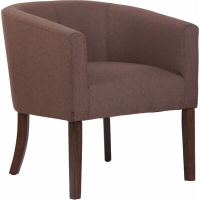 Pricenet Nemea Sessel - Brauner Stoff Elegant Pricenet Nemea Sessel - Brauner Stoff Elegant