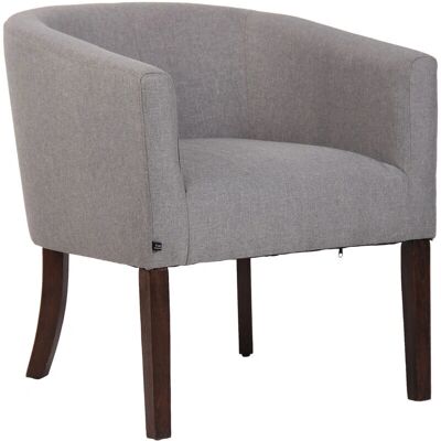 Pricenet Nemea Sessel - Grau Stoff - Modern & Stabil Pricenet Nemea Sessel - Grau Stoff - Modern & Stabil