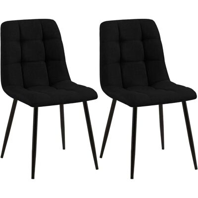 CLP Ensemble de 2 Chaises de Salle à Manger Modernes - Publicité CLP Ensemble de 2 Chaises de Salle à Manger Modernes - Publicité