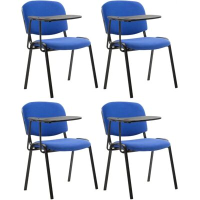 CLP Conjunto de 4 sillas Ken en azul con mesa CLP Conjunto de 4 sillas Ken en azul con mesa