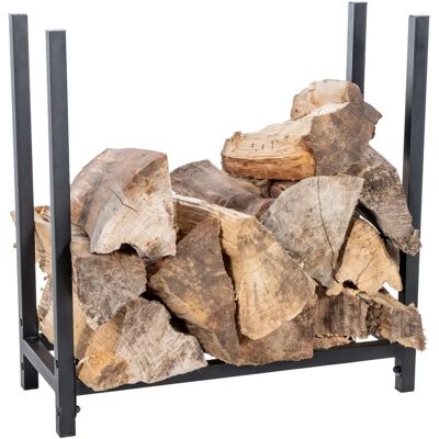 Pricenet Irondale Kaminholzständer - Moderner Schwarzer Metall Pricenet Irondale Kaminholzständer - Moderner Schwarzer Metall