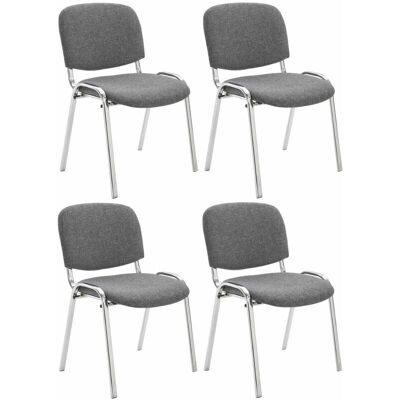CLP Conjunto de 4 sillas Ken gris CLP Conjunto de 4 sillas Ken gris