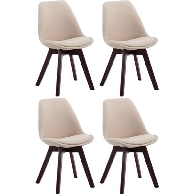 Sillas de comedor modernas CLP Borneo V2 - Pack de 4 Sillas de comedor modernas CLP Borneo V2 - Pack de 4