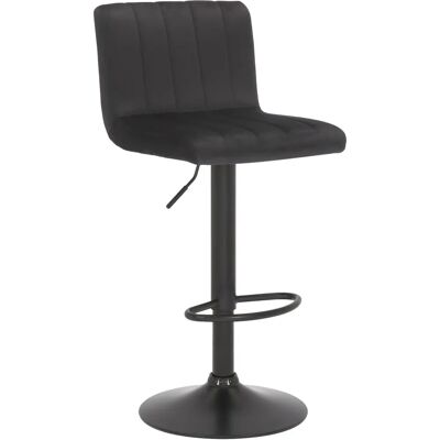 CLP Sgabello in velluto nero - Bar Stool CLP Sgabello in velluto nero - Bar Stool