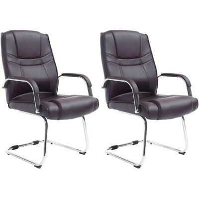 Conjunto de 2 sillas Attila marrón CLP Conjunto de 2 sillas Attila marrón CLP