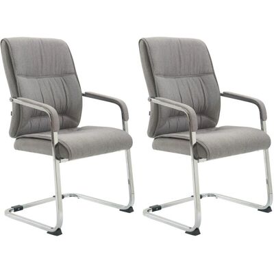 Sillas giratorias XXL Anubis Gris - Estilo salón Sillas giratorias XXL Anubis Gris - Estilo salón