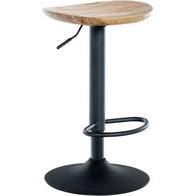 CLP Tabouret de bar en bois et métal - Bar Stool - Publicité CLP Tabouret de bar en bois et métal - Bar Stool - Publicité