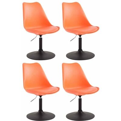 CLP Maverick Orange Verstellbarer Drehstuhl - Esszimmerstuhl CLP Maverick Orange Verstellbarer Drehstuhl - Esszimmerstuhl