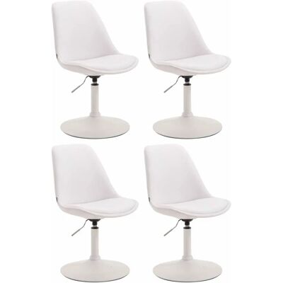 CLP Maverick Set aus 4 Esszimmerstühlen - Modern & Höhenverstellbar CLP Maverick Set aus 4 Esszimmerstühlen - Modern & Höhenverstellbar