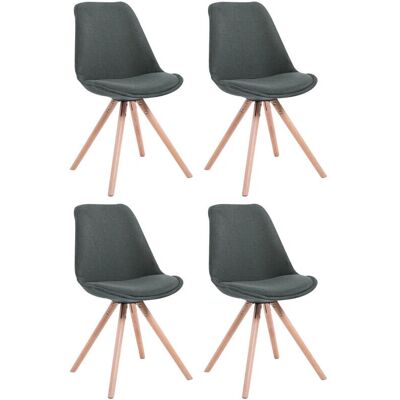 Homestoreking Toulouse 4 Esstische Stühle - Skandinavisches Design Homestoreking Toulouse 4 Esstische Stühle - Skandinavisches Design