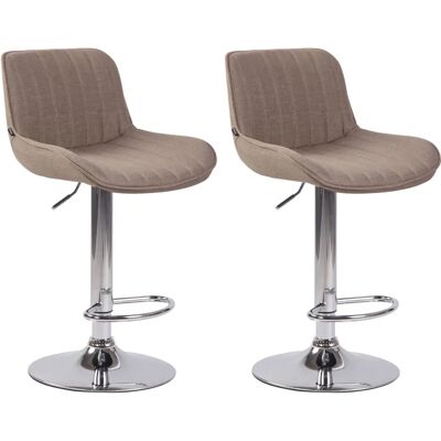 Homestoreking Lentini Taupe Tabourets de Bar Réglables - Tabourets de Bar - Publicité Homestoreking Lentini Taupe Tabourets de Bar Réglables - Tabourets de Bar - Publicité
