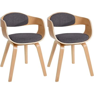 Homestoreking Kingston 2 chaises de salle à manger - Style scandinave - Publicité Homestoreking Kingston 2 chaises de salle à manger - Style scandinave - Publicité