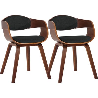 Conjunto de 2 sillas de comedor Kingston - Estilo escandinavo moderno Conjunto de 2 sillas de comedor Kingston - Estilo escandinavo moderno