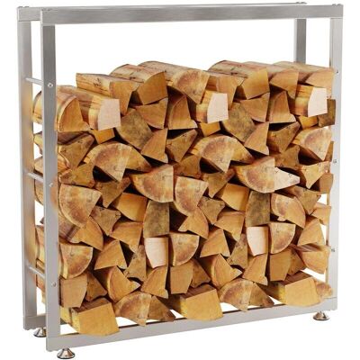 Pricenet Keri V2 Edelstahl Feuerholzständer - Holzlager für Innen Pricenet Keri V2 Edelstahl Feuerholzständer - Holzlager für Innen