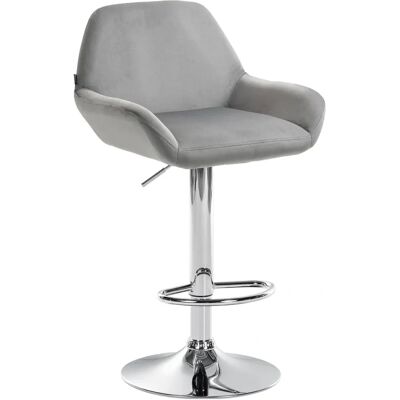 Homestoreking Braga Samt Barhocker - Höhenverstellbar, 360° Drehbar - Modernes Design Homestoreking Braga Samt Barhocker - Höhenverstellbar, 360° Drehbar - Modernes Design