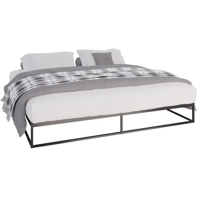 Pricenet Modello Scala Letto in Metallo Nero - Design Minimalista Moderno Pricenet Modello Scala Letto in Metallo Nero - Design Minimalista Moderno