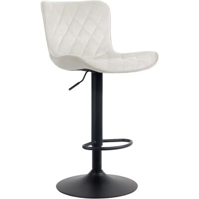 Homestoreking Emma Terciopelo Crema Taburete - Taburete Homestoreking Emma Terciopelo Crema Taburete - Taburete