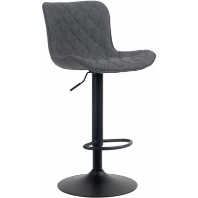 Tabouret de bar Emma Réglable Pivotant Noir - Publicité Tabouret de bar Emma Réglable Pivotant Noir - Publicité