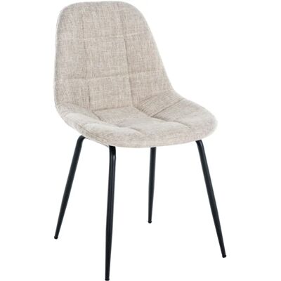 Pricenet Ciril Silla Tapizada Crema - Muebles para Comedor Pricenet Ciril Silla Tapizada Crema - Muebles para Comedor