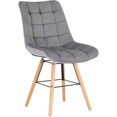 Pricenet Leni Samtgrau Stuhl - Chair Pricenet Leni Samtgrau Stuhl - Chair