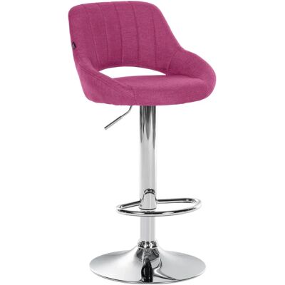 CLP Milet Verstellbarer Moderner Barhocker - Metall & Stoff CLP Milet Verstellbarer Moderner Barhocker - Metall & Stoff
