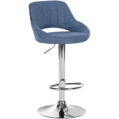 Homestoreking Milet Verstellbarer blauer Barhocker - Barhocker Homestoreking Milet Verstellbarer blauer Barhocker - Barhocker