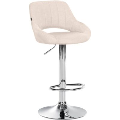 CLP Milet Creme Barhocker Höhenverstellbar 360° - Barhocker CLP Milet Creme Barhocker Höhenverstellbar 360° - Barhocker