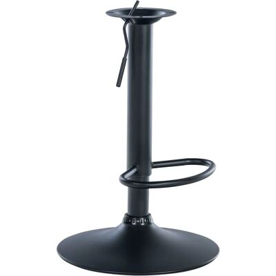 Base metallica CLP per sgabelli - Nero - 10x10cm Base metallica CLP per sgabelli - Nero - 10x10cm