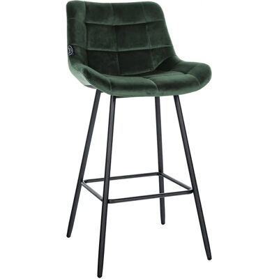 CLP Weston Dunkelgrüner Samtbezug Barhocker - Bar Stool CLP Weston Dunkelgrüner Samtbezug Barhocker - Bar Stool