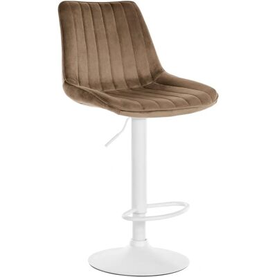 CLP Toni Barhocker - Verstellbarer Samt Sitz - Modernes Design CLP Toni Barhocker - Verstellbarer Samt Sitz - Modernes Design