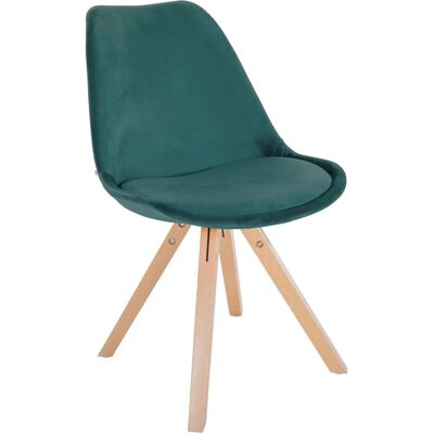 Pricenet Chaise Sofía Velours Vert - Chaise - Publicité Pricenet Chaise Sofía Velours Vert - Chaise - Publicité