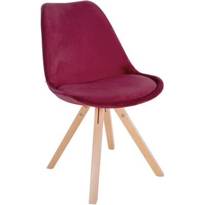 Pricenet Silla Sofia Terciopelo Cuadrado - Tapizada, Moderna, 48x54 cm - Silla Pricenet Silla Sofia Terciopelo Cuadrado - Tapizada, Moderna, 48x54 cm - Silla