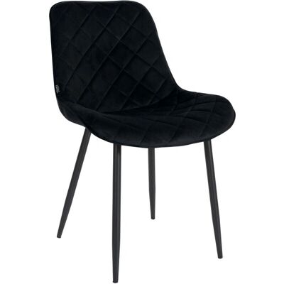 Silla de terciopelo negro Springs de CLP - Silla Silla de terciopelo negro Springs de CLP - Silla