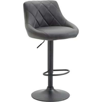 Homestoreking Lazio Tabouret de Bar Réglable - Similicuir & Métal - 49x46x83 cm - Publicité Homestoreking Lazio Tabouret de Bar Réglable - Similicuir & Métal - 49x46x83 cm - Publicité