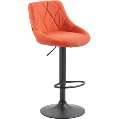 Homestoreking Lazio Taburete de Bar Naranja - Altura ajustable, Giratorio, Marco metálico Homestoreking Lazio Taburete de Bar Naranja - Altura ajustable, Giratorio, Marco metálico