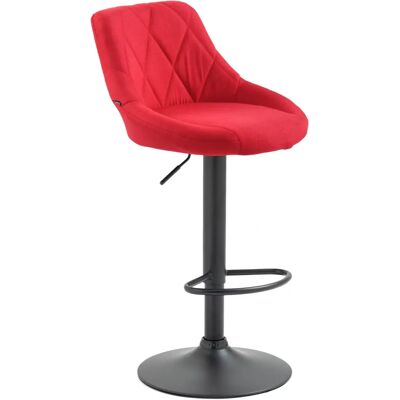 CLP Lazio Roter/Schwarzer Barhocker - Höhenverstellbar & Drehbar CLP Lazio Roter/Schwarzer Barhocker - Höhenverstellbar & Drehbar
