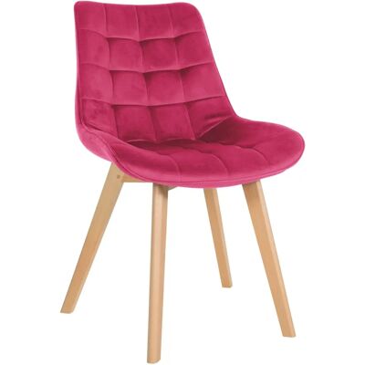 Pricenet Sedia in Velluto Rosso - Sedia Pricenet Sedia in Velluto Rosso - Sedia