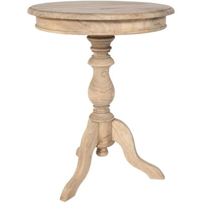 CLP Wiva Natural Mesa Auxiliar - Redonda, 50cm CLP Wiva Natural Mesa Auxiliar - Redonda, 50cm