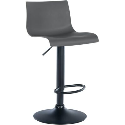 CLP Grauer Barhocker - Höhenverstellbar 59-80cm - Modernes Design CLP Grauer Barhocker - Höhenverstellbar 59-80cm - Modernes Design